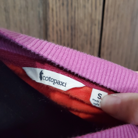 LAST CHANCE Cotopaxi Color-Block Crew Neck Sweatshirt - Picture 3 of 4